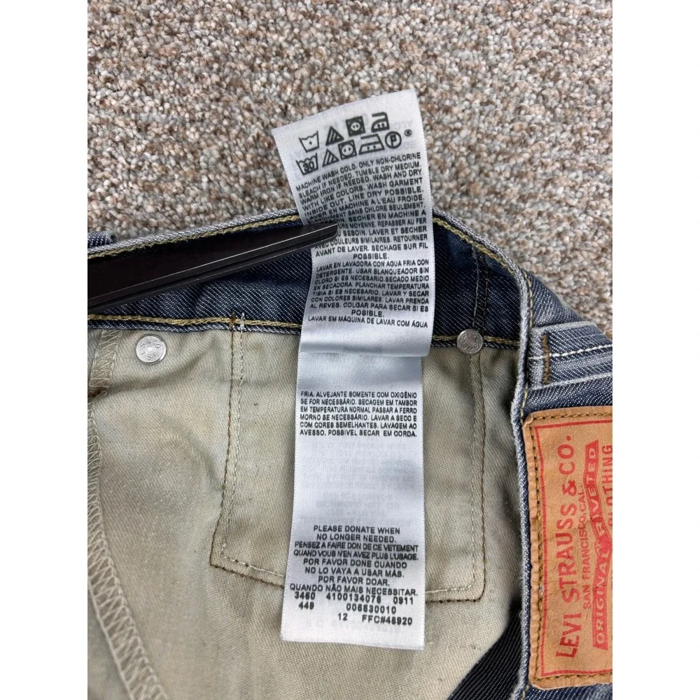 Levis 514 Straight Fit Jeans Mens 34x30 Blue Medium Wash Denim Pants